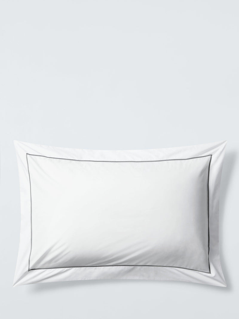 John Lewis embroidered percale pillowcase - British product