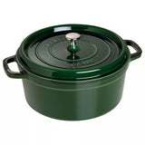 STAUB Cocotte Round Cast Iron Casserole - White Truffle 24cm