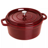 STAUB Cocotte Round Cast Iron Casserole - Black 28cm