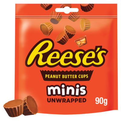 Reese's Peanut Butter Minis chocolate 90g, imported from the UK