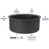Eaziglide Neverstick2 Aluminium Non-Stick Round Cake Tin - British product