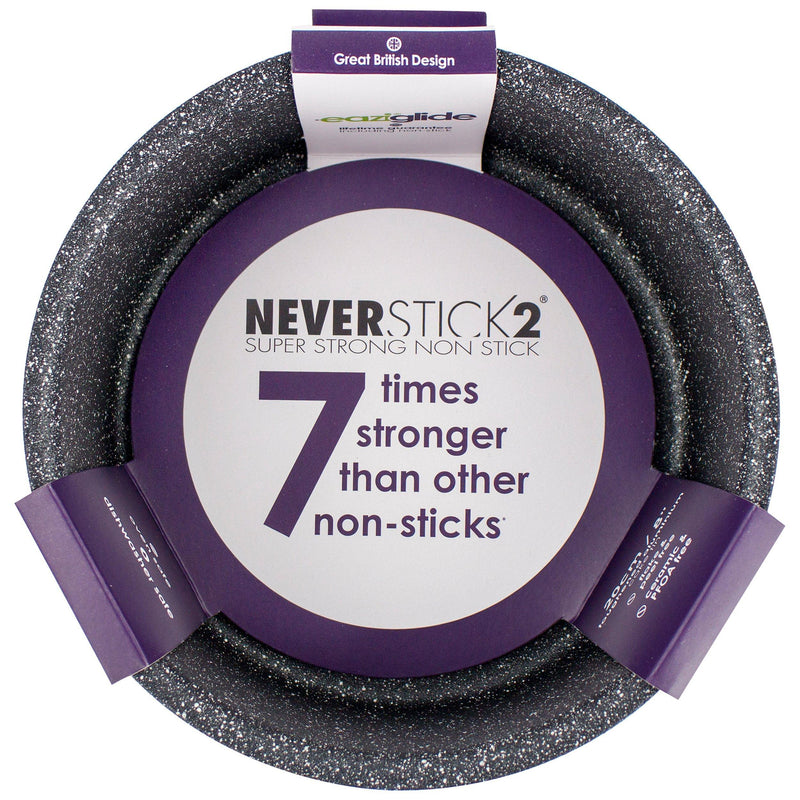 Eaziglide Neverstick2 Aluminium Non-Stick Round Cake Tin - British product