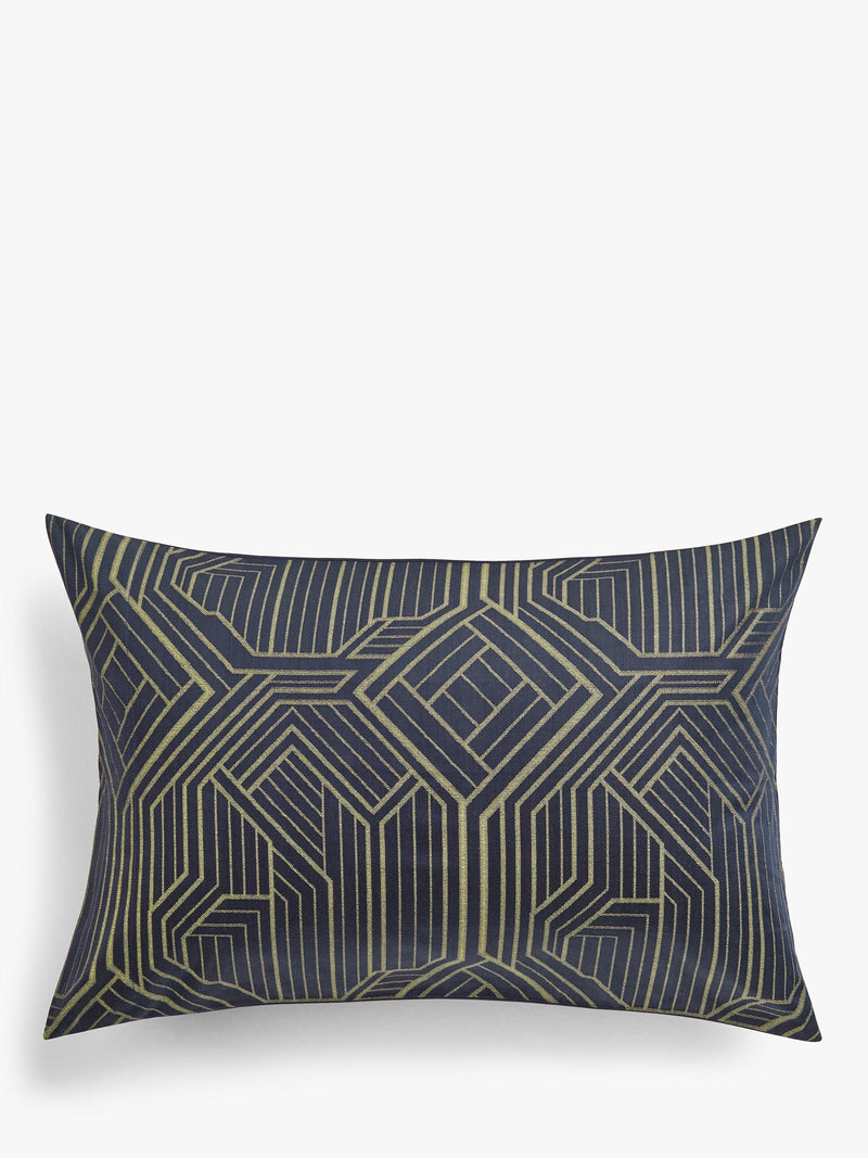 John Lewis Art Deco cotton bedding with gold highlights (British brand)