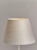 John Lewis Sophia Pure Linen Tapered Lampshade, Natural, Dia.20cm