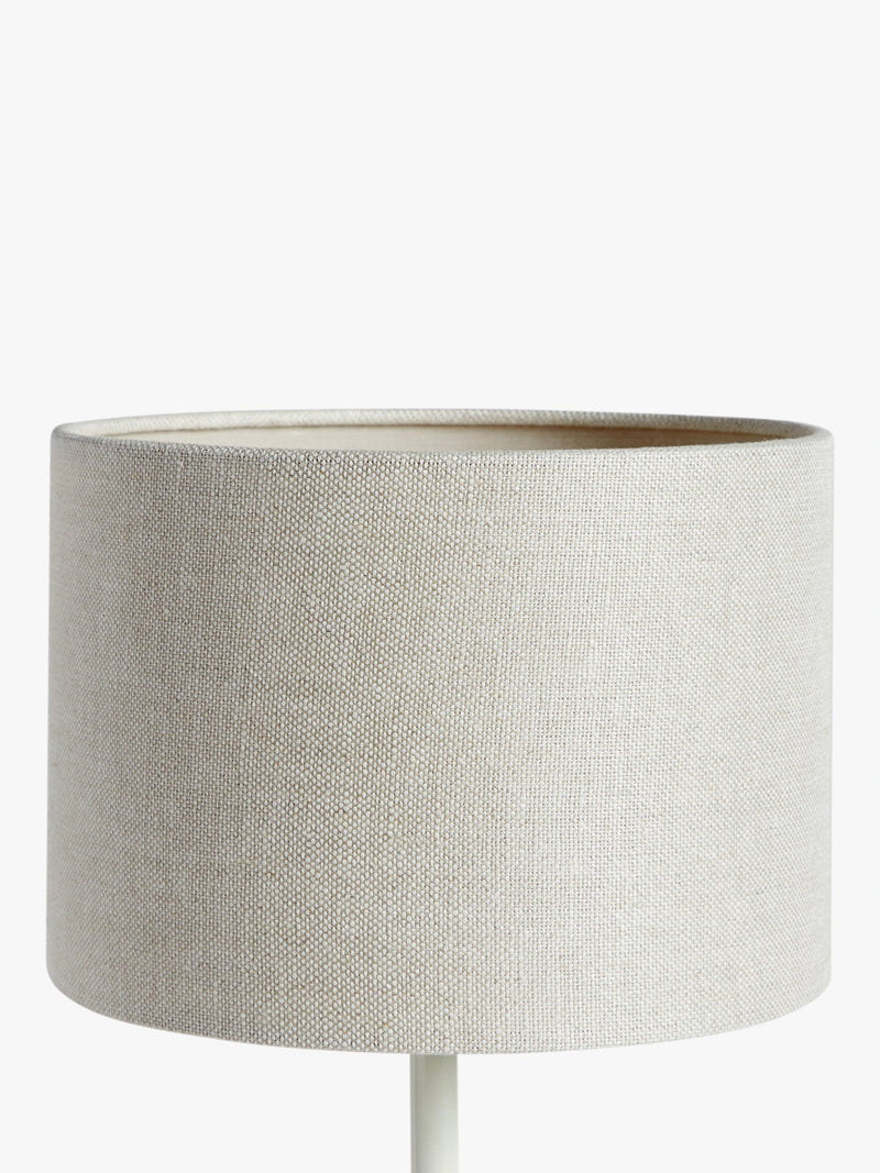 John Lewis Sophia pure linen drum lampshade, imported from the UK