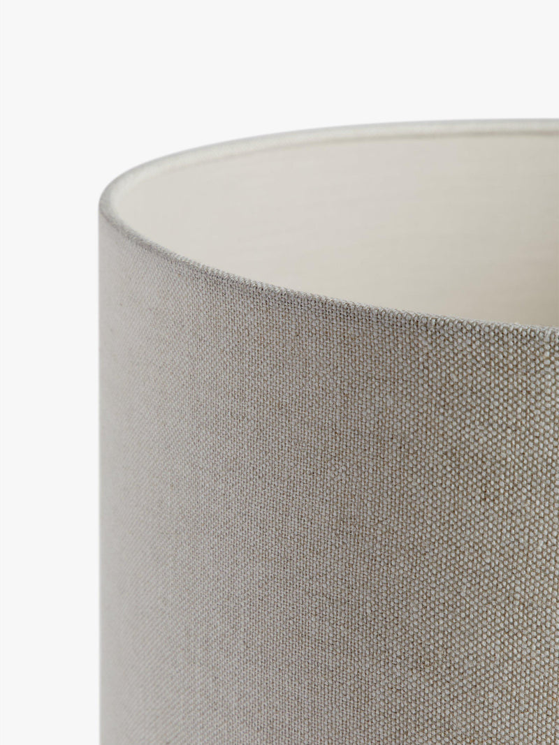 John Lewis Sophia pure linen drum lampshade, imported from the UK