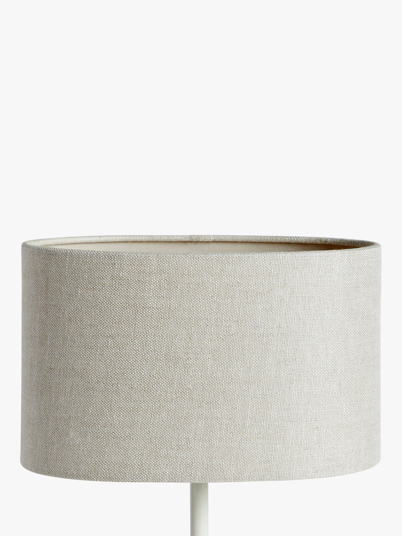 John Lewis pure linen oval lampshade, imported from the UK