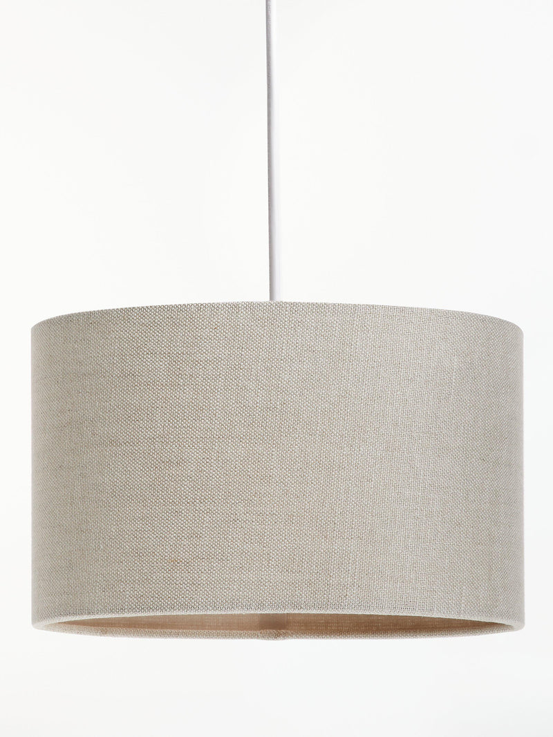 John Lewis pure linen oval lampshade, imported from the UK