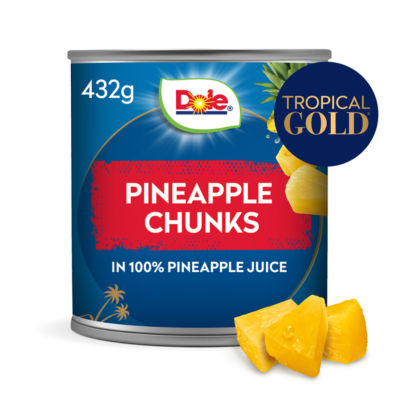 ASDA Dole Tropical Gold Pineapple Chunks in Pineapple Juice- Buy online at McGrocer