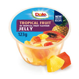Dole tropical fruit jelly pot 123g - British product