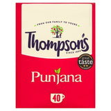 Thompson's Punjana black tea bags 125g, imported from the UK