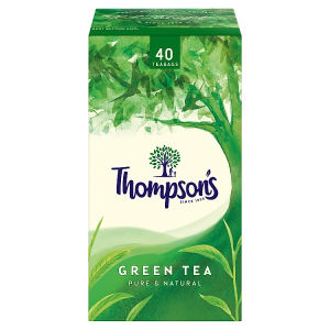 Thompson's green tea 40 teabags 80g - British product