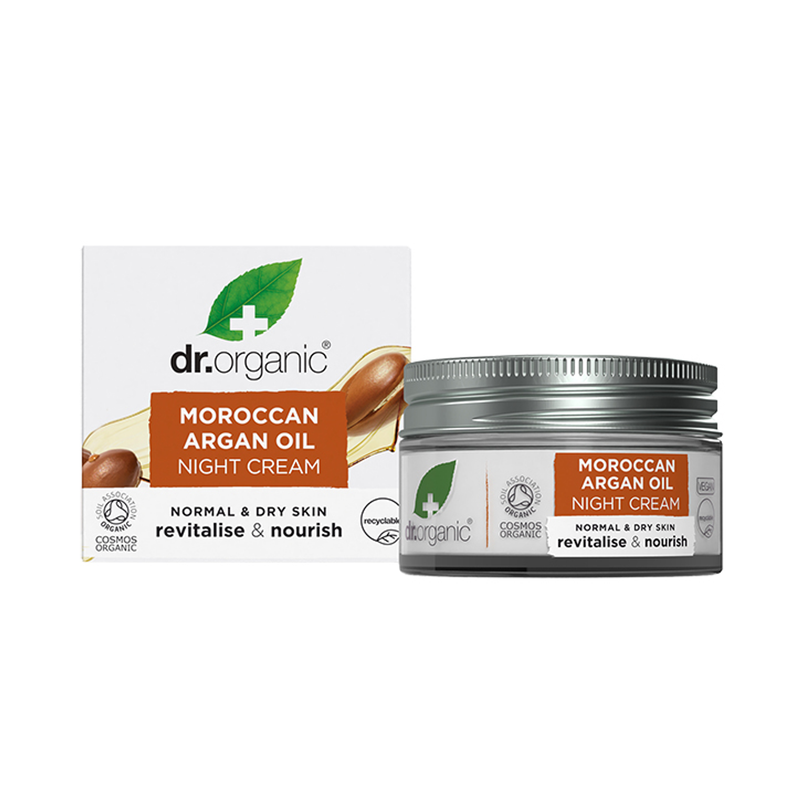 Dr Organic Rose Otto Night Cream Facial Moisturiser 50ml