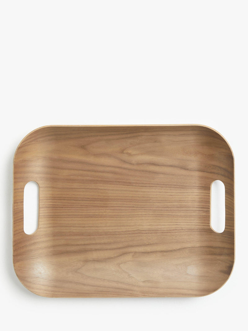 John Lewis natural walnut veneer tray, UK version