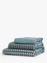 John Lewis Margo Selby Eastbourne Towels Blue Bath Towel 130x70cm- Buy online at McGrocer