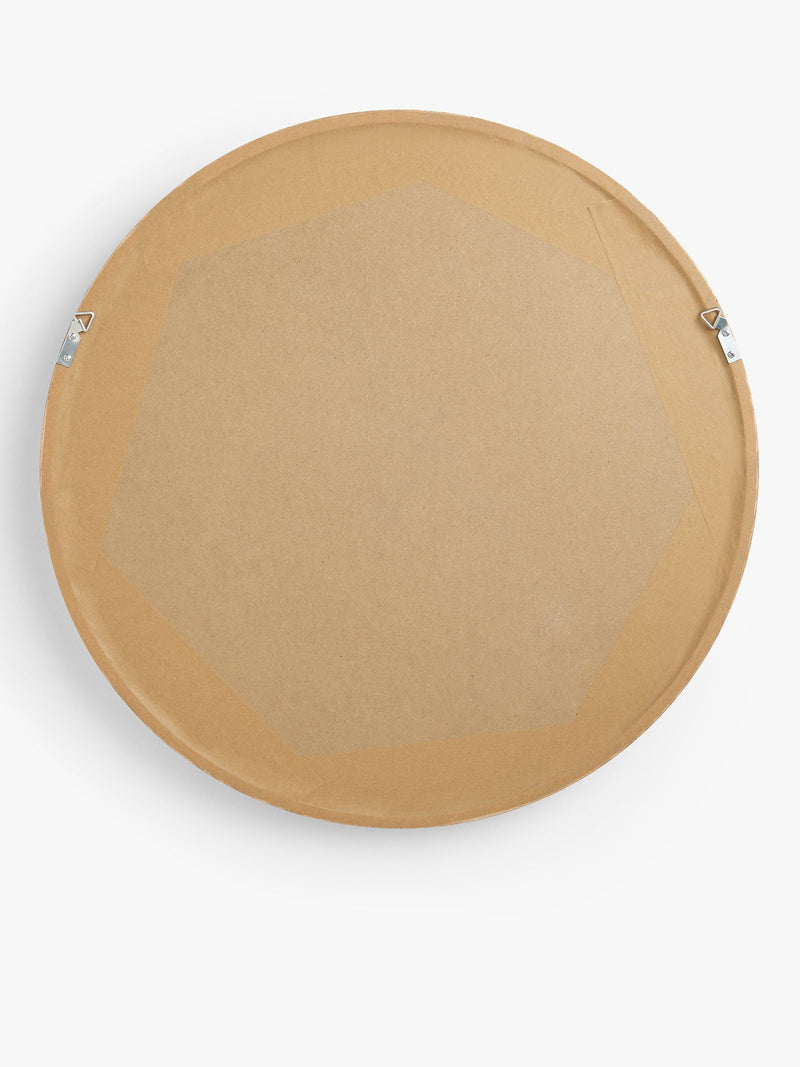 John Lewis Scandi round oak wood wall mirror - British product