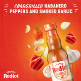 Frank's RedHot Chargrilled Habanero hot sauce 145g, imported from the UK