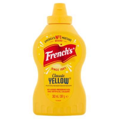 French's Classic Yellow Mustard 382ml - British product