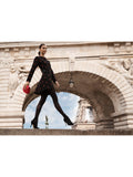 FALKE Seidenglatt Matte 40 Denier Tights Jet - British product
