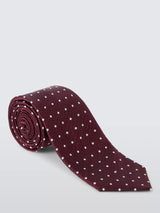 John Lewis John Lewis Dot Silk Tie- Buy online at McGrocer