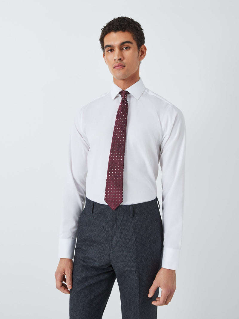 John Lewis pure silk polka dot tie, UK version