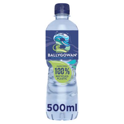 Ballygowan still natural mineral water 500ml, UK version