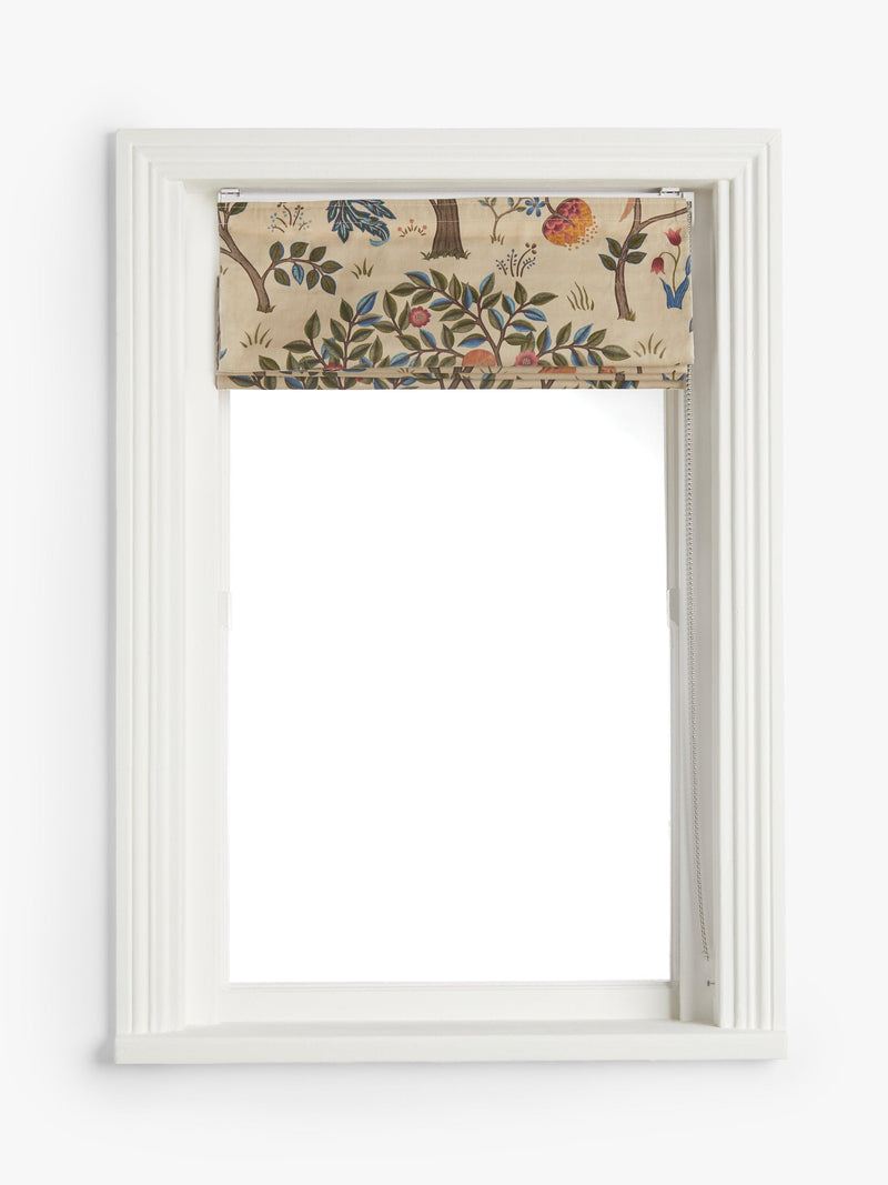 Morris & Co. Kelmscott Tree Roman blind 140cm drop, UK version