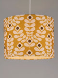 Orla Kiely Juniper Stem lampshade in yellow - British product
