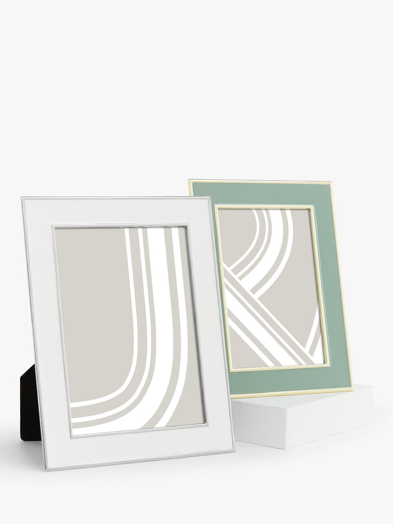 John Lewis enamel photo frame 6 x 8 inch, imported from the UK
