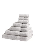 John Lewis Egyptian Cotton Face Cloth (Set of 2), Silver Grey