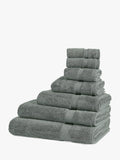 John Lewis Egyptian Cotton Face Cloth (Set of 2), Dove Grey