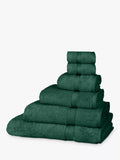 John Lewis Egyptian Cotton Hand Towel, Dark Evergreen
