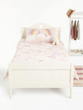 John Lewis unicorn reversible cotton duvet cover single, UK version
