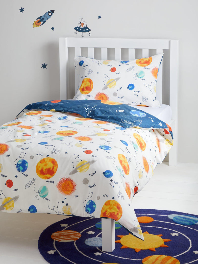 John Lewis duvet cover glow in the dark single (British brand)