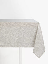 John Lewis John Lewis Wipe Clean PVC Hidcote Floral Print Tablecloth, Grey, 180 x 140cm- Buy online at McGrocer
