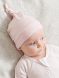 Purebaby Knot Hat, Light Pink, 3 months