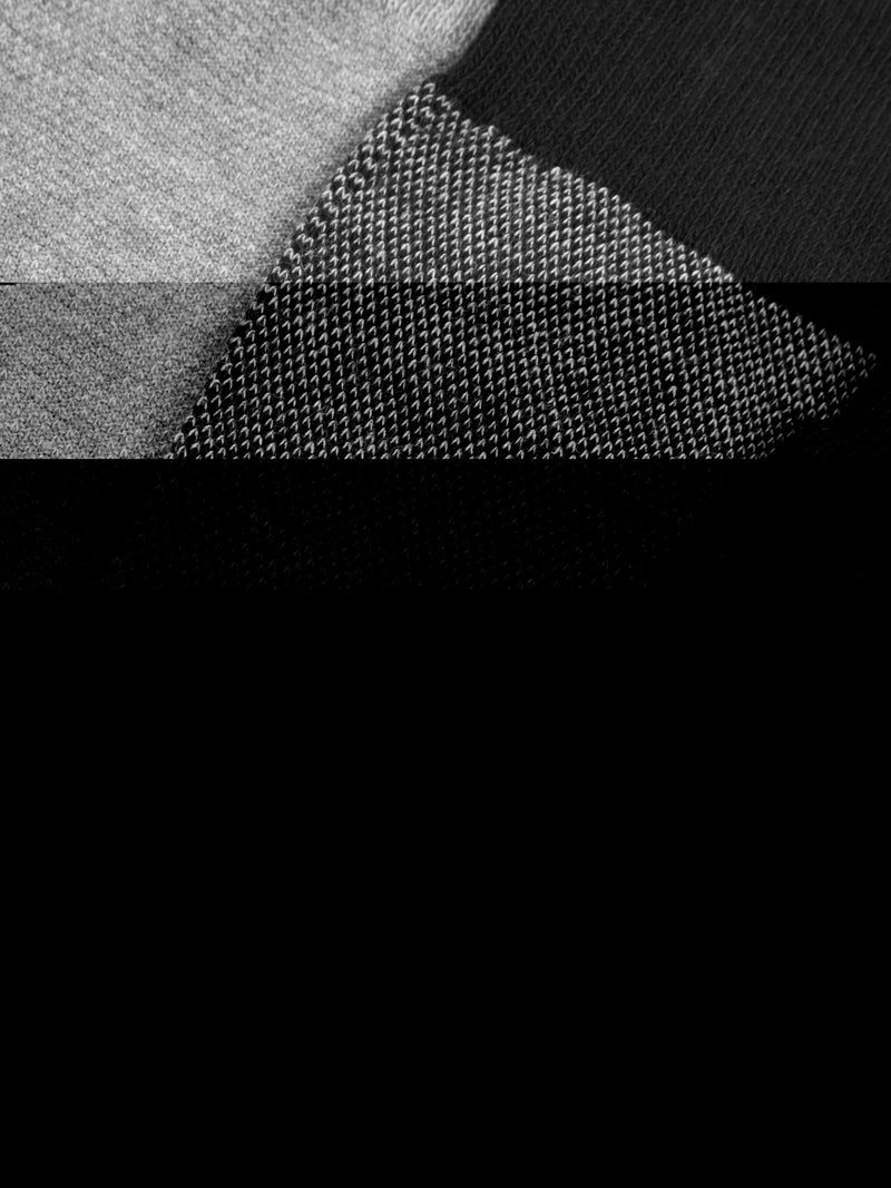 John Lewis cotton patterned socks pack of 3 black/grey, UK version