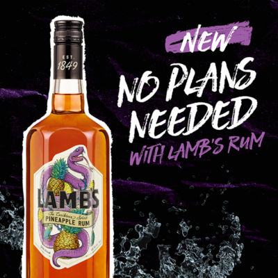 Lamb's pineapple rum spirit drink 100cl, UK version