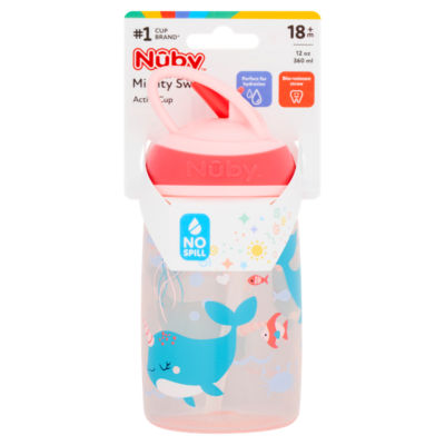 Nuby Mighty Swig Active Cup 18m+ 360ml, imported from the UK