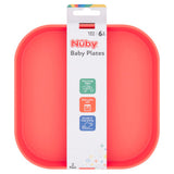 Nuby baby plates for 6+ months pack of two, imported from the UK