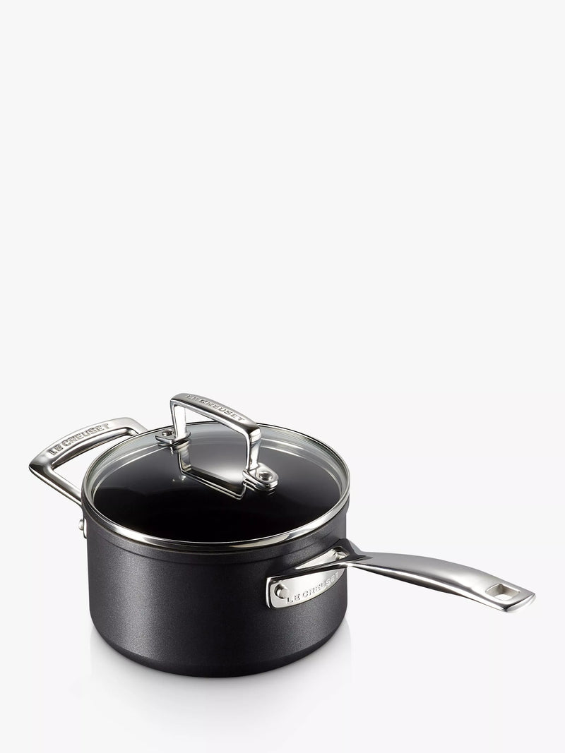 Le Creuset Toughened Non-Stick Saucepan & Lid, 16cm