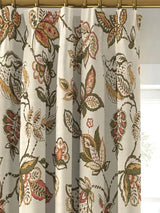 John Lewis John Lewis Cordelia Floral Weave Lined Pencil Pleat Curtains (Pair, 167cm x 137cm)- Buy online at McGrocer