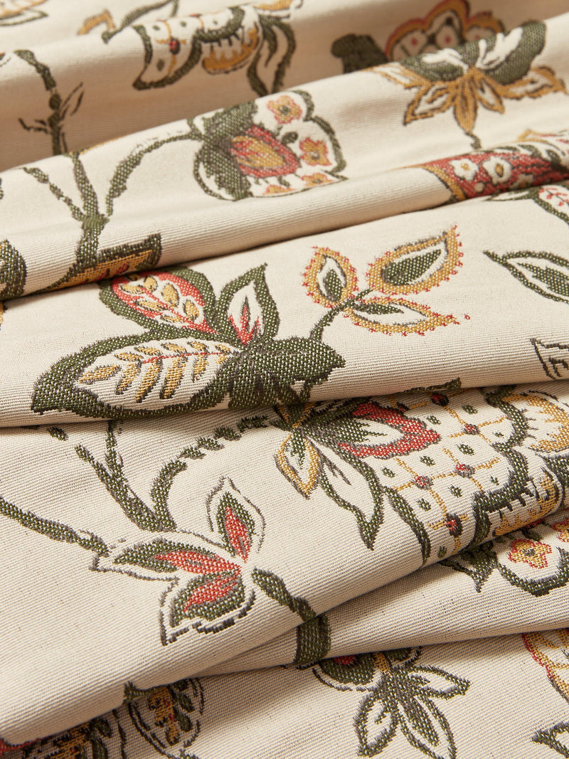 John Lewis Cordelia floral weave lined curtains 137cm drop - British product
