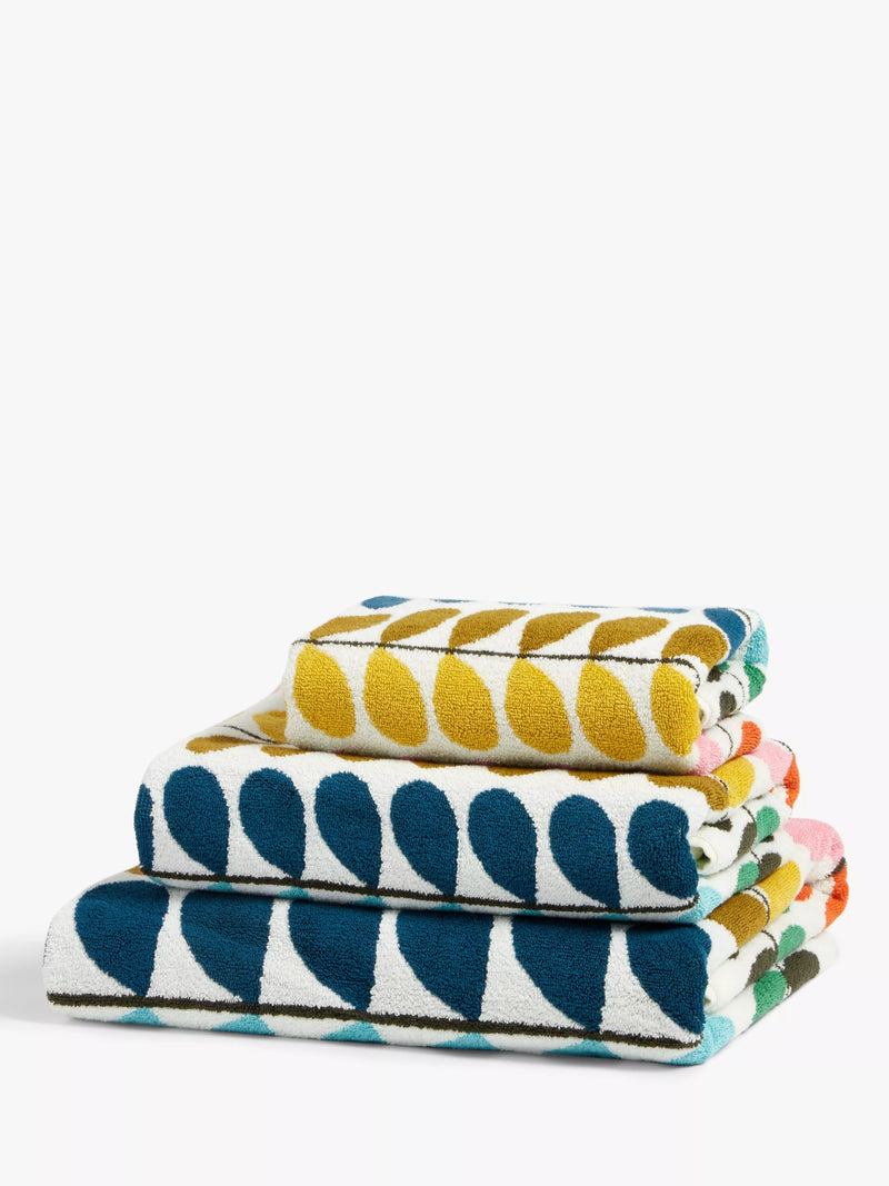 منشفة حمام Orla Kiely Duo Stem متعددة 150x100 سم، مستوردة من المملكة المتحدة