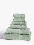 John Lewis Egyptian Cotton Hand Towel, Dusty Green