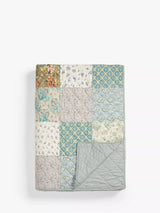 John Lewis John Lewis Tilly Patchwork Quilt Blue Super King Size- Buy online at McGrocer