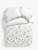 John Lewis John Lewis Gingko Panel Pure Cotton Sateen Duvet Cover Set, Double- Buy online at McGrocer