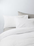 John Lewis ANYDAY stripe seersucker bedding set super king, UK version