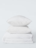 John Lewis ANYDAY stripe seersucker bedding set super king, UK version