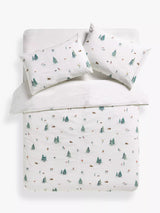 John Lewis John Lewis Winter Scene Double Duvet Cover Set- Buy online at McGrocer